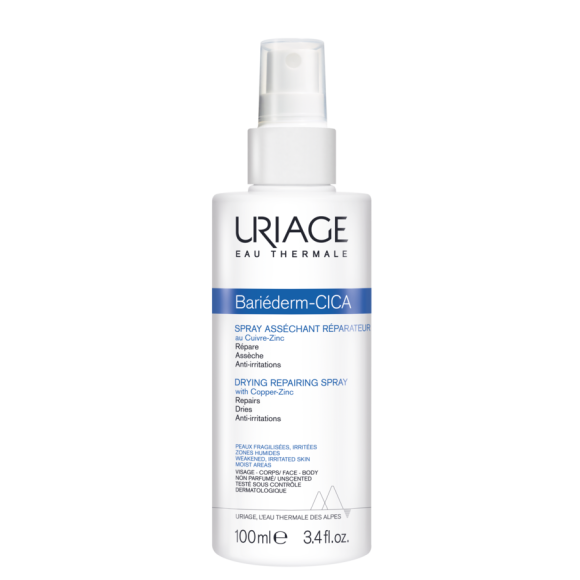 Bariéderm Cica-Spray trocknendes reparierendes Cu-Zn Uriage - Spray von 100 ml