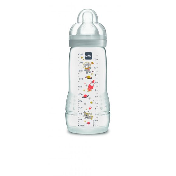 Weißer Easy Active Flasche 2. Lebensjahr 6 Monate + Mam - Flasche mit 330 ml