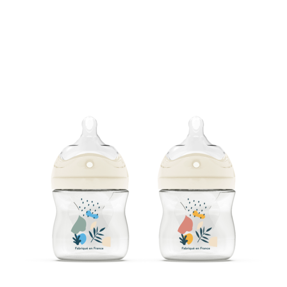 Anti-Kolik-Flasche mit Multi-Loch-Sauger 0-6 Monate Dodie - Flasche mit 150 ml