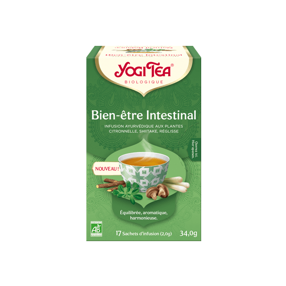 Bio Yogi Tee für das intestinale Wohlbefinden - 17 Teebeutel Box
