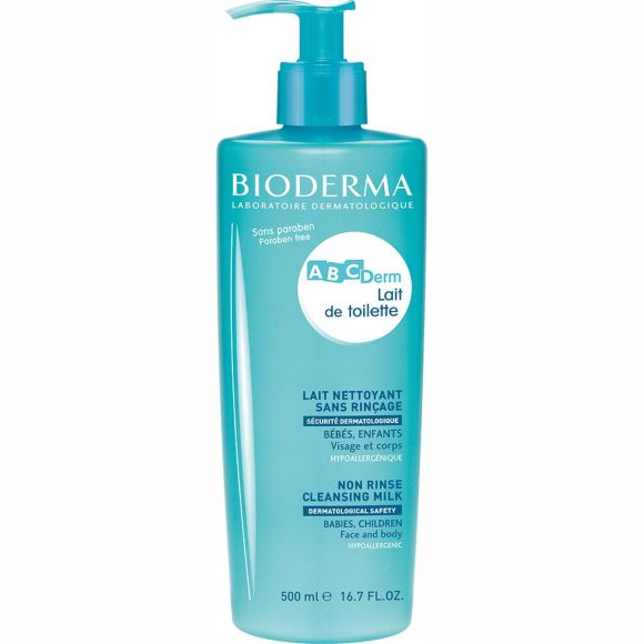 ABCDerm Reinigungswasser ohne Abspülen Bioderma - Flasche mit 500 ml