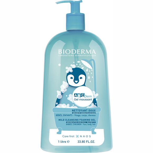 ABCDerm Schaumgel Bioderma - Flasche mit 1L