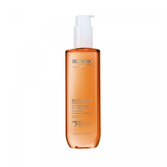 Biosource Selbstschäumendes Öl Total Renew Biotherm - Pumpflasche mit 200 ml