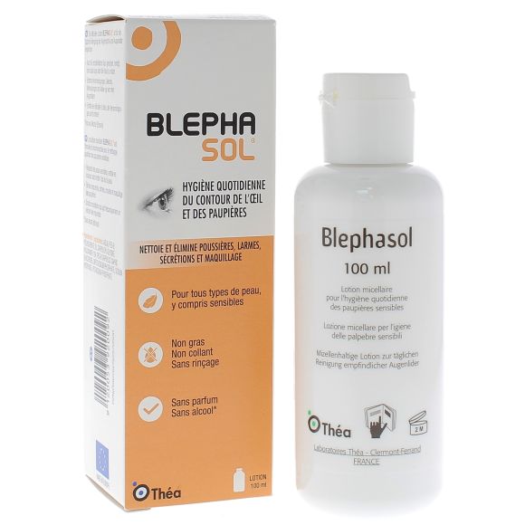 Blephasol Mizellenlösung für empfindliche Augenlider Théa - Flasche mit 100 ml