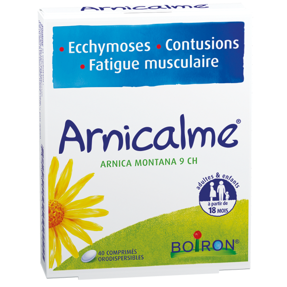 Arnicalme Tabletten Boiron - Prellungen, Beulen, blaue Flecken - 40 Tabletten