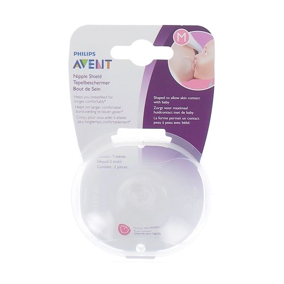 Brustwarzenschoner Größe M 21 mm Avent - 2 Stück