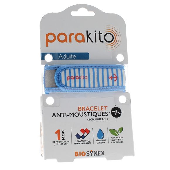 Wiederaufladbares Anti-Mücken-Armband Marin Para Kito - 1 Armband + 2 Nachfüllungen