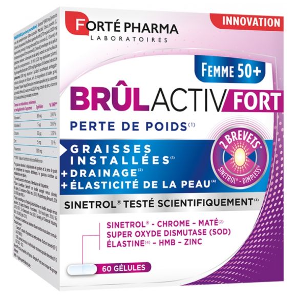 Brûlactiv Fort Frau 50+ Gewichtsverlust Forté Pharma - Packung mit 60 Kapseln