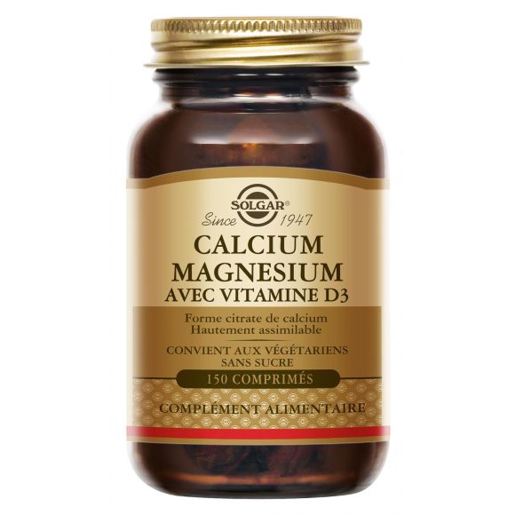 Calcium Magnesium Vitamin D3 Solgar - Dose von 150 Tabletten