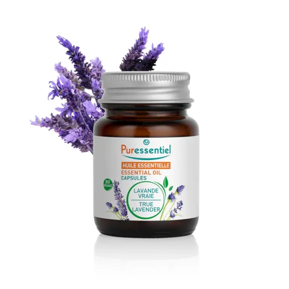 Bio Lavendelöl-Kapseln Puressentiel - 60 Kapseln pro Packung