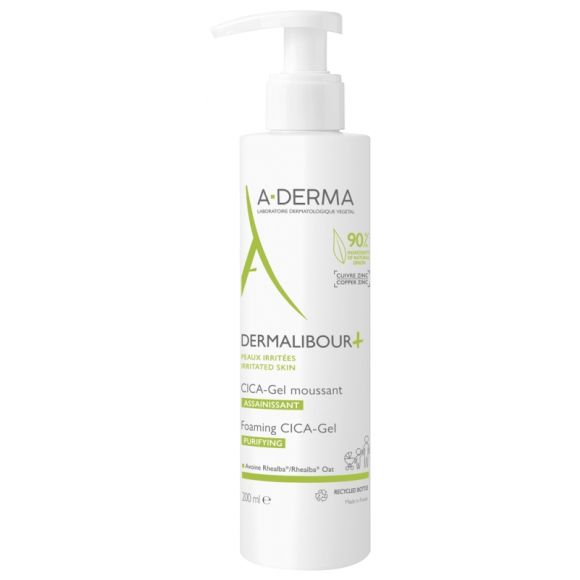 Dermalibour+ CICA - Schäumendes Gel A-Derma - Pumpflasche mit 200 ml