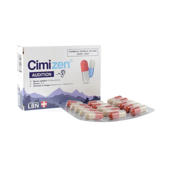 Cimizen Audition Tag & Nacht Labor LBN - Packung mit 60 Kapseln