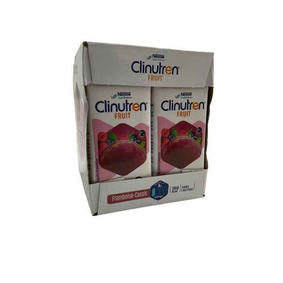 Clinutren Fruchtgeschmack Himbeere Johannisbeere - 4 Packungen à 200 ml