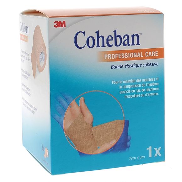 Coheban Kohäsive Kompressionsband 3M - Band von 3 m x 7 cm
