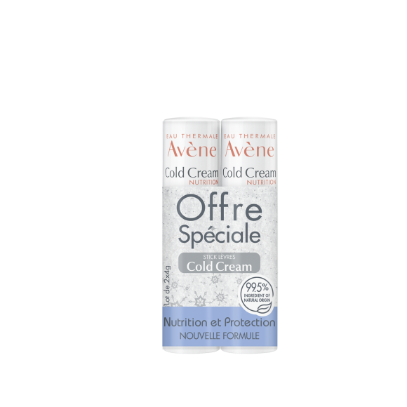 Cold Cream Lippenbalsam Avène - 2 Lippenstifte