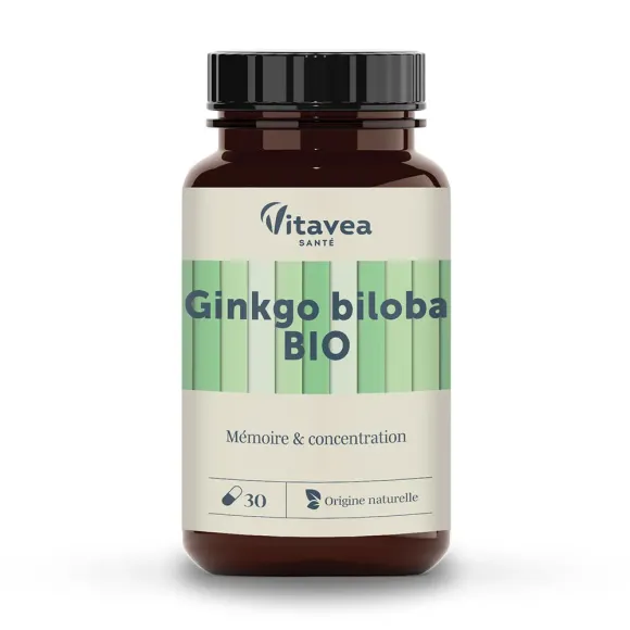 Ginkgo Biloba bio Vitavea - Dose von 30 Kapseln
