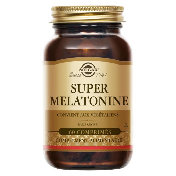 Super Melatonin Solgar - Packung mit 60 Tabletten