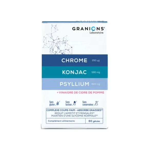 Komplexer Appetitzügler Granions - Packung mit 60 Kapseln