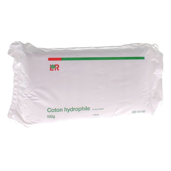 Hydrophile Baumwolle Akkordeon Lohmann & Rauscher - 100g Packung