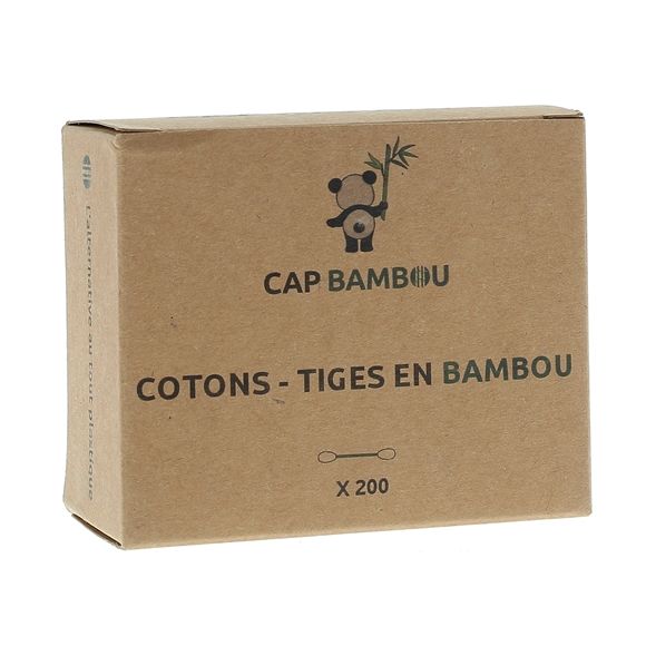 Bambus-Q-Tips Cap Bambou - Box mit 200 Q-Tips