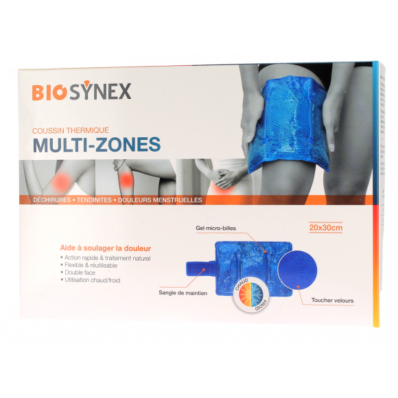 Wärme-Kälte-Multizonen-Kissen Biosynex - Kissen von 20 x 30 cm