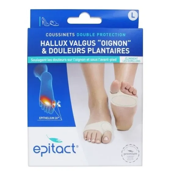 Doppelschutzpolster Hallux Valgus L Epitact - 1 Paar