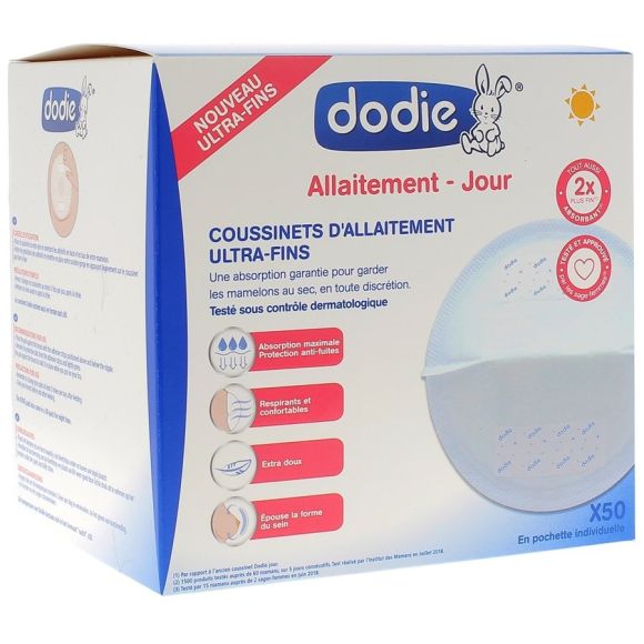 Ultra-dünne Stilleinlagen Tag Dodie - Box mit 50 Einlagen
