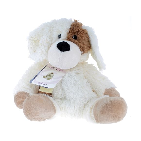 Gemütlicher Wärmflaschenhund Soframar - 1 Kuscheltier von 30 cm
