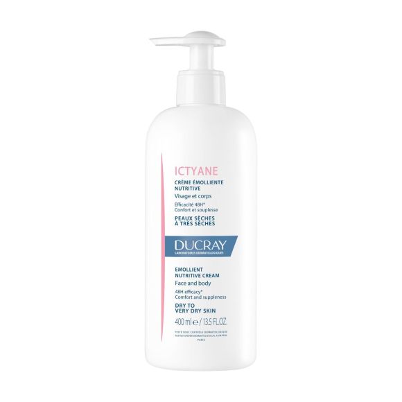 Ictyane nutritive Emollient-Creme Ducray - Pumpflasche mit 400 ml