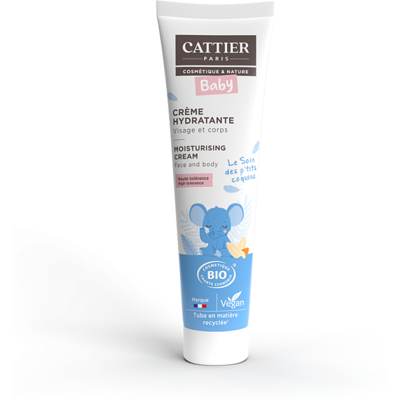 Bio-Babyfeuchtigkeitscreme Cattier - 75 ml Tube