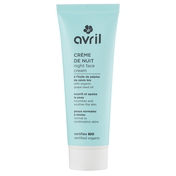 Nachtcreme für normale und Mischhaut bio Avril - Tube 50 ml