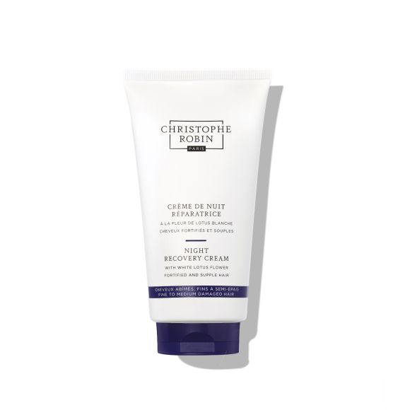 Nachtreparaturcreme mit weißer Lotusblüte Christophe Robin - Tube mit 150 ml