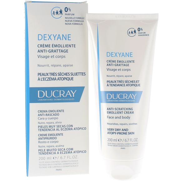 Emolliente Anti-Juckreiz Dexyane Ducray - Tube mit 200 ml