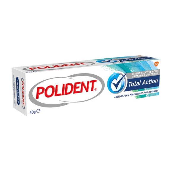 Polident Total Action Haftcreme für Zahnprothesen - 40 g Tube