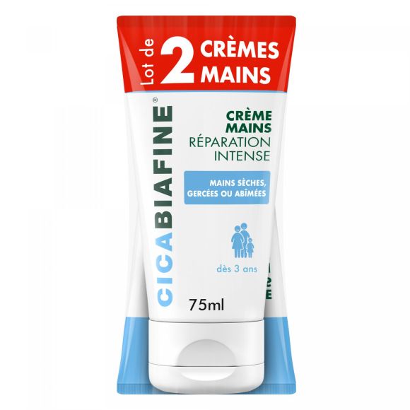 Intensive Repair Hand Cream Cicabiafine - 2-pack of 75 ml creams