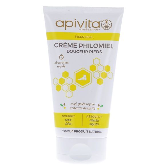Philomiel Creme für zarte Füße Apivita - 150 ml Tube