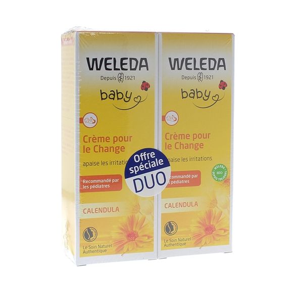 Calendula Windelcreme für Babys von Weleda - 2er Pack mit 75 ml Tuben