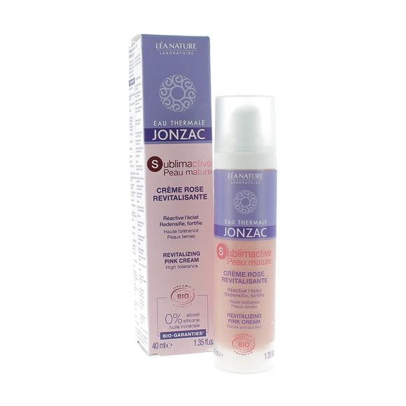 Sublimactive reife Haut Creme revitalisierend bio Thermalwasser Jonzac - Flasche mit 40 ml