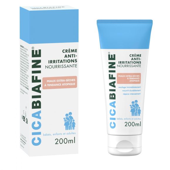 Cicabiafine feuchtigkeitsspendende Anti-Reizungs-Creme für den Körper - Tube mit 200 ml