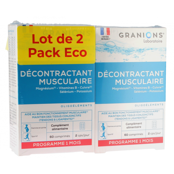 Muskelentspanner Granions - 2er Pack mit 60 Tabletten