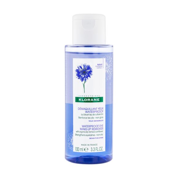 Wasserfester Augen-Make-up-Entferner mit Kornblume Klorane - Flasche mit 100 ml