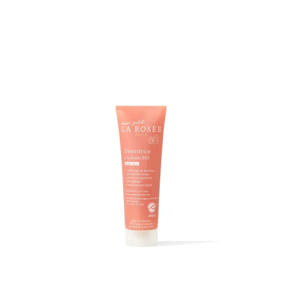 Bio Erdbeeren Babyzahnpasta La Rosée - 50ml Tube