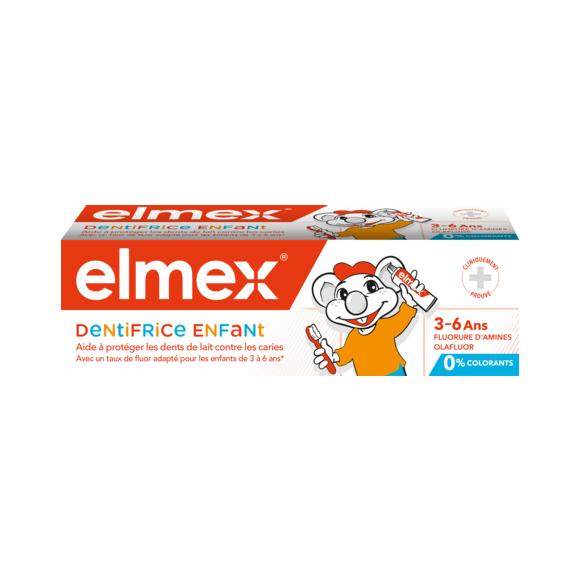 Kinderzahnpasta 3-6 Jahre Elmex - Tube mit 50 ml