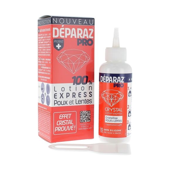 Déparaz pro Lotion express gegen Läuse und Nissen - Flasche mit 100 ml
