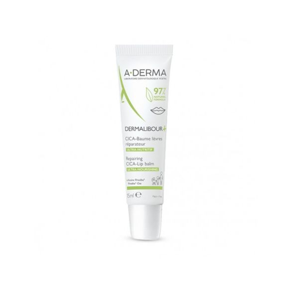 Dermalibour+ Cica-Balsam reparierende Lippen A-Derma - Tube mit 15ml