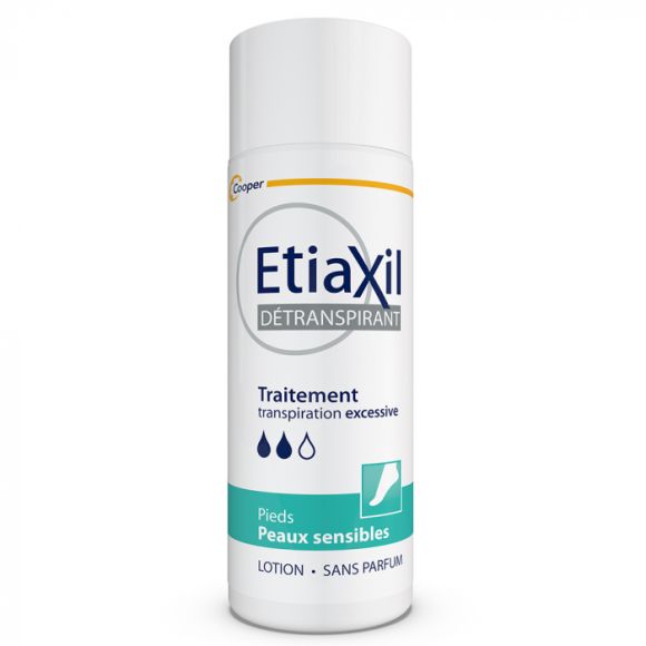 Entgiftendes Fußdeodorant für empfindliche Haut Etiaxil - 100ml Flasche