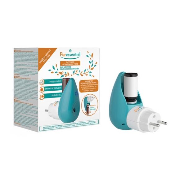 Ultraschall-Diffusor Steckdose Clip und Diffuse Puressentiel - 1 Steckdose