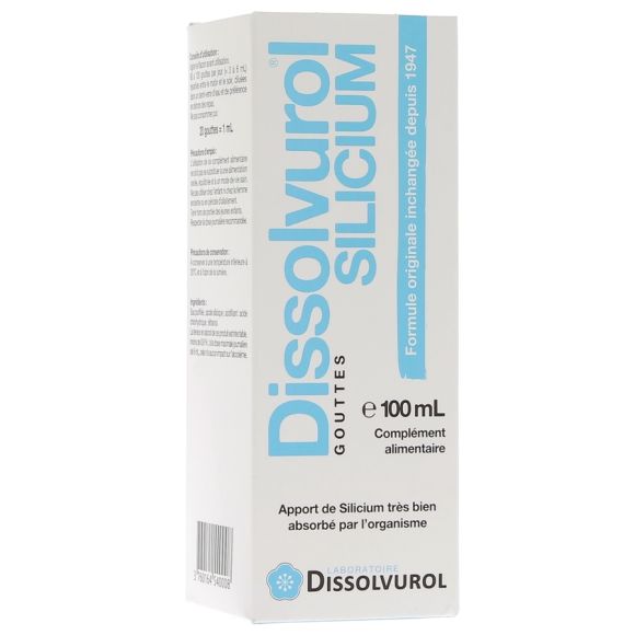 Dissolvurol Silicium 0,25% Trinklösung in Tropfen - Flasche mit 100 ml