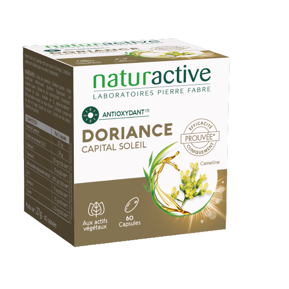 Doriance Kapital Sonne Naturactive - Packung mit 60 Kapseln