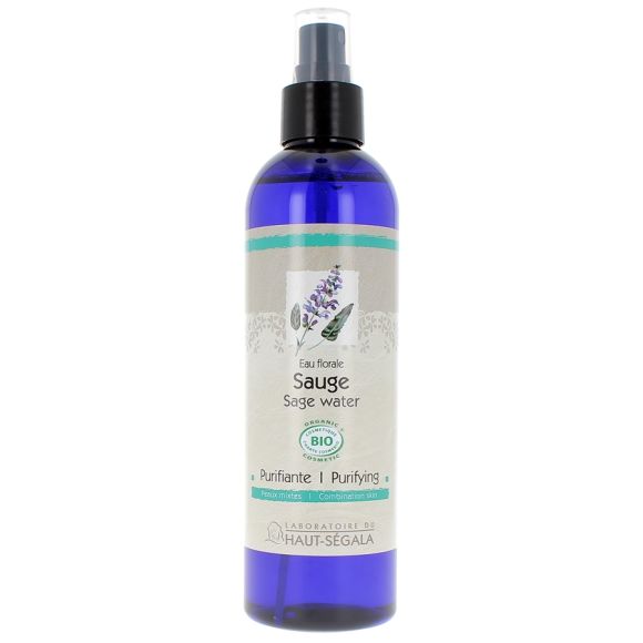 Bio Salbei Blütenwasser Reinigend Laboratoire Haut-Ségala - Spray mit 250 ml